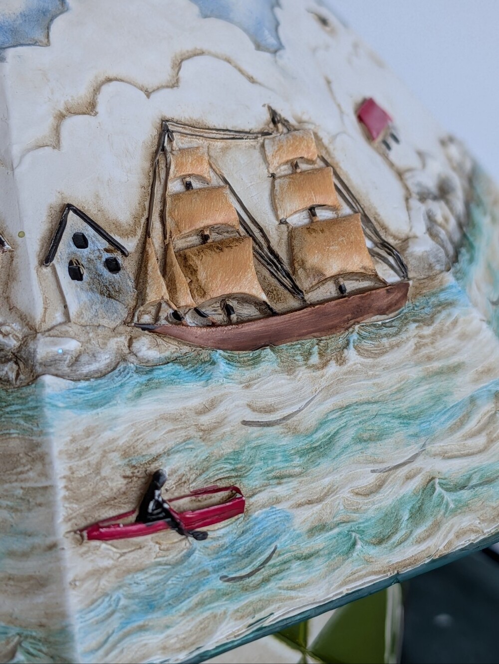 Jim Shore Shorelights Spirit Of The Sea Lighthouse Coastal Figurine Retired - Picture 13 of 15
